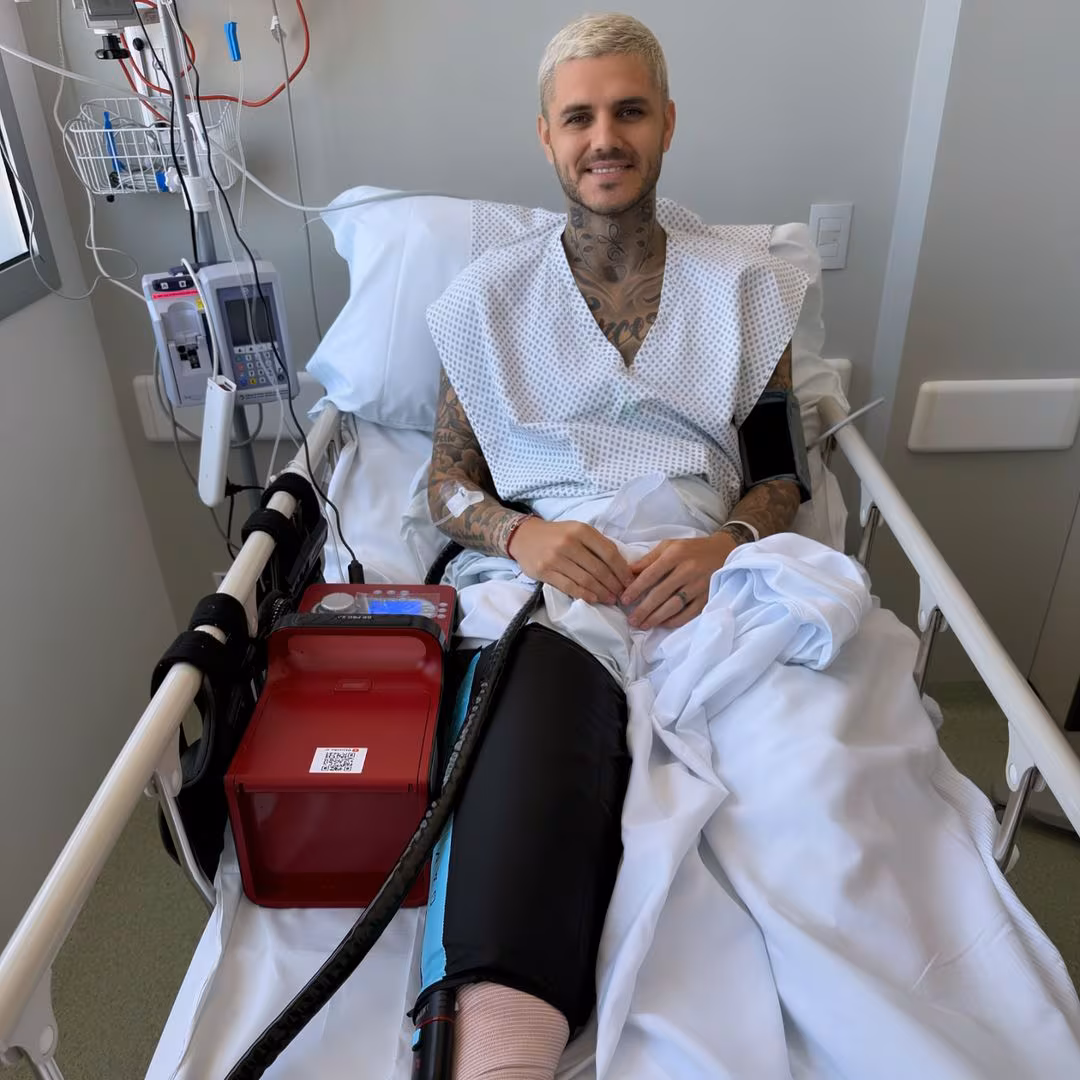 Mauro Icardi fue operado por una lesión en ligamentos cruzados y&nbsp;meniscos